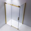Obdélníkový sprchový kout HYD-OK202A 100x90 zlatý/transparent - bez vaničky