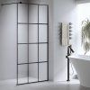 Sprchová zástěna Walk-in SH04A BL 70 černá/transparent - bez vaničky