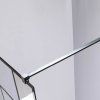 Sprchová zástěna Walk-in SH05B BL 80 černá/transparent - bez vaničky