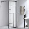 Sprchová zástěna Walk-in SH05B BL 80 černá/transparent - bez vaničky