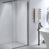Sprchová zástěna Walk-in HYD-WI07 100 černá - bez vaničky