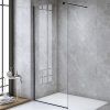 Sprchová zástěna Walk-in SH07A BL 70 černá - bez vaničky