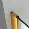 Sprchová zástěna Walk-in HYD-WI07 120 zlatá - bez vaničky