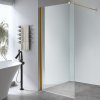 Sprchová zástěna Walk-in HYD-WI07 120 zlatá - bez vaničky