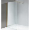 Sprchová zástěna Walk-in HYD-WI07 120 zlatá - bez vaničky