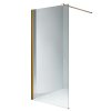 Sprchová zástěna Walk-in HYD-WI07 120 zlatá - bez vaničky