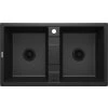 Dřez Eridan 2 komory, granit - ZQE G203 grafit metalic