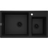 Dřez Eridan 2 komory, granit - ZQE G20B grafit metalic