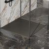 Čtvercový sprchový kout BL30B 90x90 černá/transparent + vanička DEKO černá