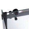 Obdélníkový sprchový kout BS14A 100x90 černý/transparent + vanička ST04A černá