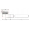 Obdélníkový sprchový kout HYD-OK14 100x90 černý/transparent + vanička HYD-OSV-ST04A černá