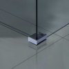 Obdélníkový sprchový kout HYD-OK203C 120x80 chrom/transparent + vanička HYD-OSV-ST03C černá