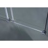 Obdélníkový sprchový kout HYD-OK203C 120x80 chrom/transparent + vanička HYD-OSV-ST03C černá