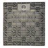 Čtvercový sprchový kout HYD-SK90B 90x90 chrom/transparent + vanička HYD-SSV-RIKO černá