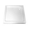 Čtvercový sprchový kout BS10A 80x80 černá/transparent + vanička SXL02A BL černá