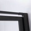 Čtvercový sprchový kout BS10A 80x80 černá/transparent + vanička SXL02A BL černá