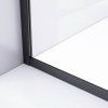 Čtvercový sprchový kout BS10A 80x80 černá/transparent + vanička SXL02A BL černá