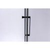 Pětiúhelníkový sprchový kout BS06B 90x90 černá/transparent + vanička ST07B BL černá