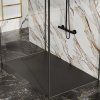 Obdélníková akrylátová sprchová vanička RIKO BL 90x70 černá