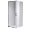 Čtvercový sprchový kout HYD-SK93A 80x80 chrom/transparent - bez vaničky
