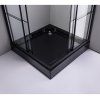 Čtvercový sprchový kout BL32B 90x90 černý/transparent - bez vaničky