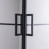 Čtvercový sprchový kout BL32B 90x90 černý/transparent - bez vaničky