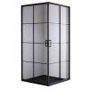 Čtvercový sprchový kout BL32B 90x90 černý/transparent - bez vaničky