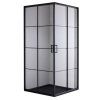 Čtvercový sprchový kout BL32B 90x90 černá/transparent + vanička SXL02B BL černá