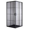 Čtvercový sprchový kout BL32A 80x80 černý/transparent - bez vaničky