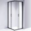 Čtvercový sprchový kout BL30C 100x100 černá/transparent - bez vaničky