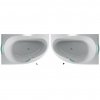 24157 4 hydromasazni asymetricka rohova vana spinell mono leva 160x100x54 cm objem 315 l typ spinell mono leva s hydromasaznim systemem eco hydroair v210160l04t08231