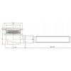 Obdélníkový sprchový kout KZ03D BL 120x100 černá/transparent + vanička ST06C BL černá