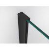 Obdélníkový sprchový kout KZ03D BL 120x100 černá/transparent + vanička ST06C BL černá