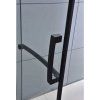 Pětiúhelníkový sprchový kout HYD-PK4026B 90x90 černá/transparent + vanička HYD-PSV-ST07B černá