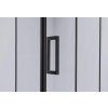 Čtvercový sprchový kout BS13A 80x80 černá/transparent + vanička ST02A BL černá