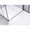 Čtvercový sprchový kout BS13A 80x80 černá/transparent + vanička ST02A BL černá