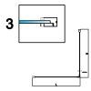 Čtvercový sprchový kout BS13A 80x80 černá/transparent + vanička ST02A BL černá