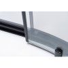 Čtvrtkruhový sprchový kout BS01A 80x80 cm černá/transparent + vanička SXL01A černá