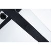 Posuvné sprchové dveře HYD-PD03B 100 černá/transparent pro instalaci do niky + vanička HYD-OSV-SXL02C černá