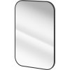 Závěsné zrcadlo Mokko s černým rámečkem bez osvětlení - ADM N801
