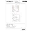 Ikona – Invalidé, čtverec, mat - 111022025