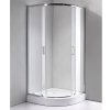 Čtvrtkruhový sprchový kout HYD-RK94C 100x100 chrom/transparent - bez vaničky
