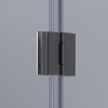 Čtvercový sprchový kout HYD-SK1290B 90x90 chrom/transparent + vanička HYD-SSV-ST02B bílá