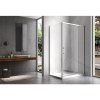 Obdélníkový sprchový kout KZ103A 100x80 chrom/transparent + vanička ST03A BL černá