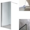 Sprchová zástěna Walk-in HYD-WI07 130 chrom - bez vaničky