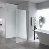 Sprchová zástěna Walk-in HYD-WI07 130 chrom - bez vaničky