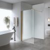 Sprchová zástěna Walk-in HYD-WI07 110 zlatá - bez vaničky