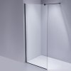 Sprchová zástěna Walk-in HYD-WI07 130 černá - bez vaničky