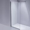 Sprchová zástěna Walk-in SH07G BL 130 černá - bez vaničky