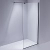 Sprchová zástěna Walk-in HYD-WI07 130 černá - bez vaničky